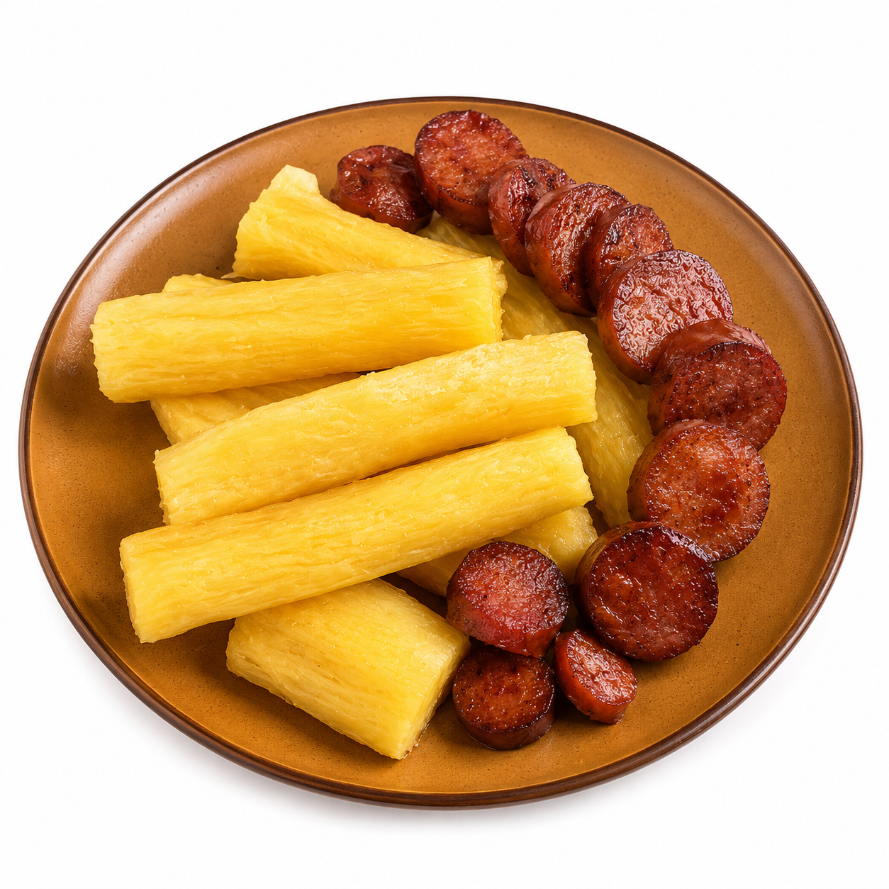 Yuca con Chorizo