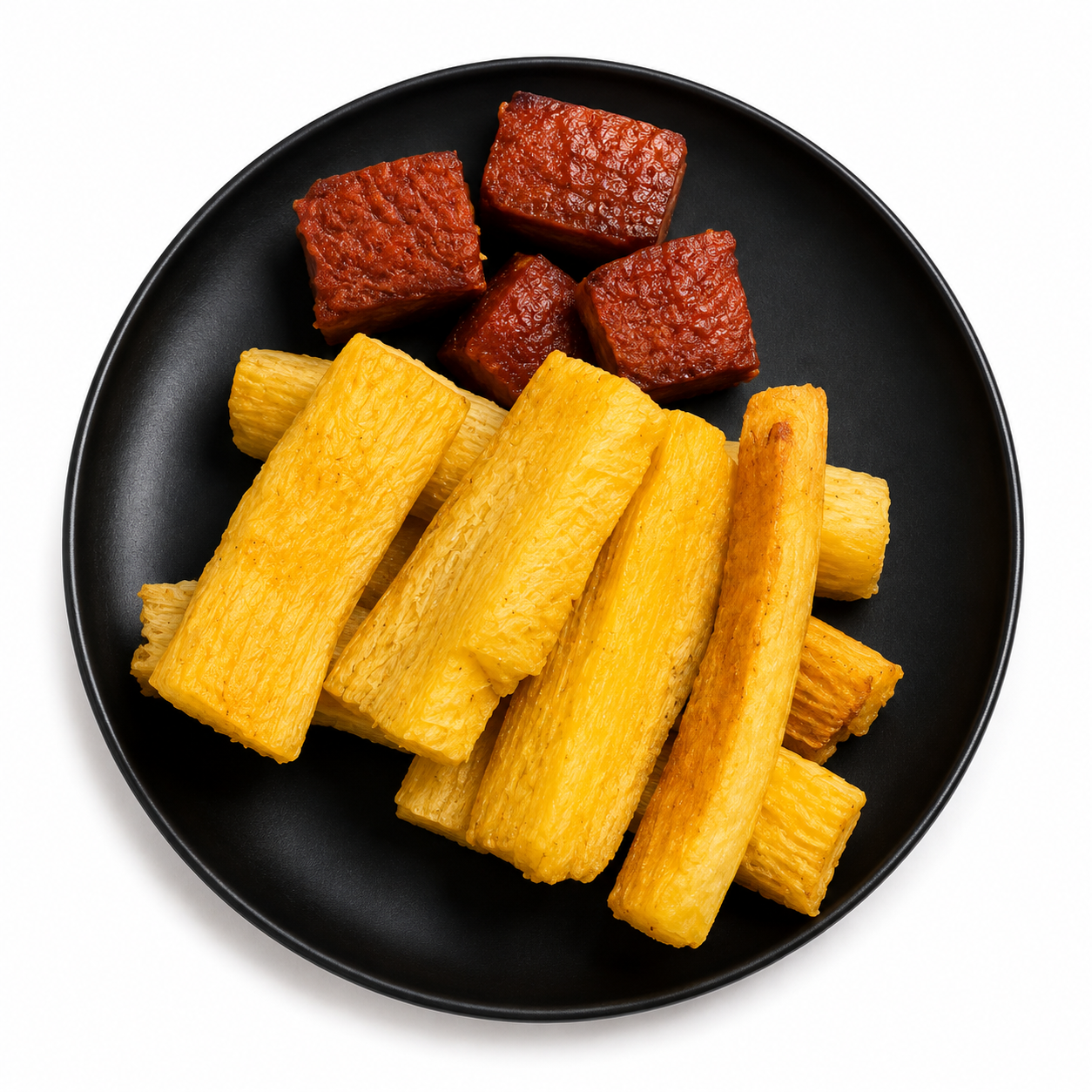 Yuca con Cecina