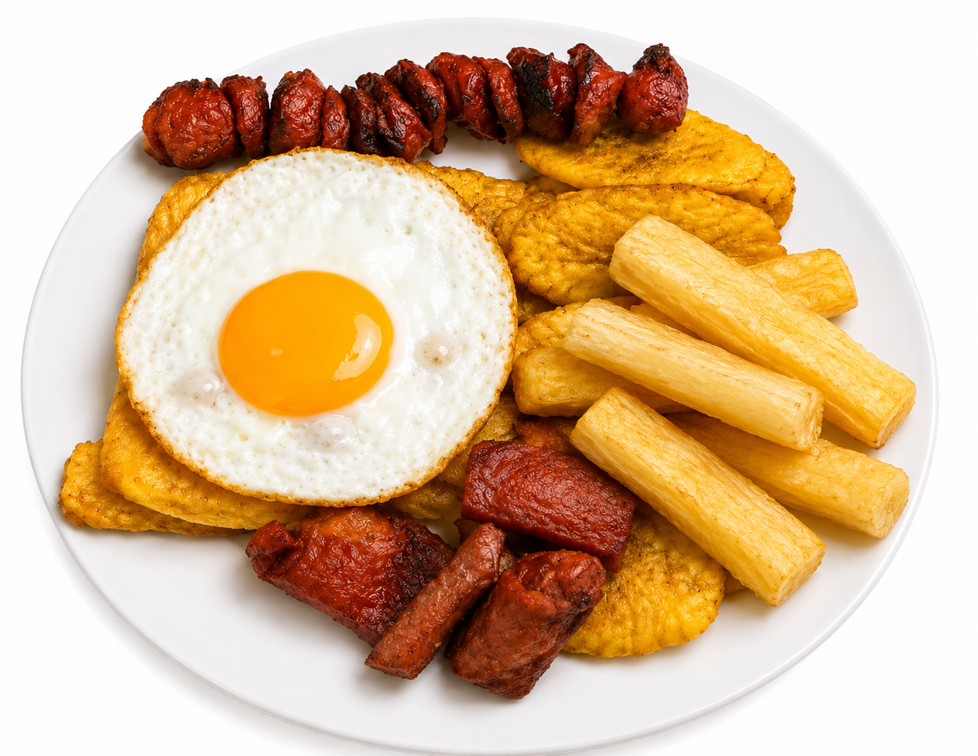 Mixto con Chorizo, Cecina y Huevo